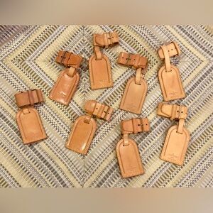 Louis Vuitton 3 Piece Luggage Tag @ Poignet Set